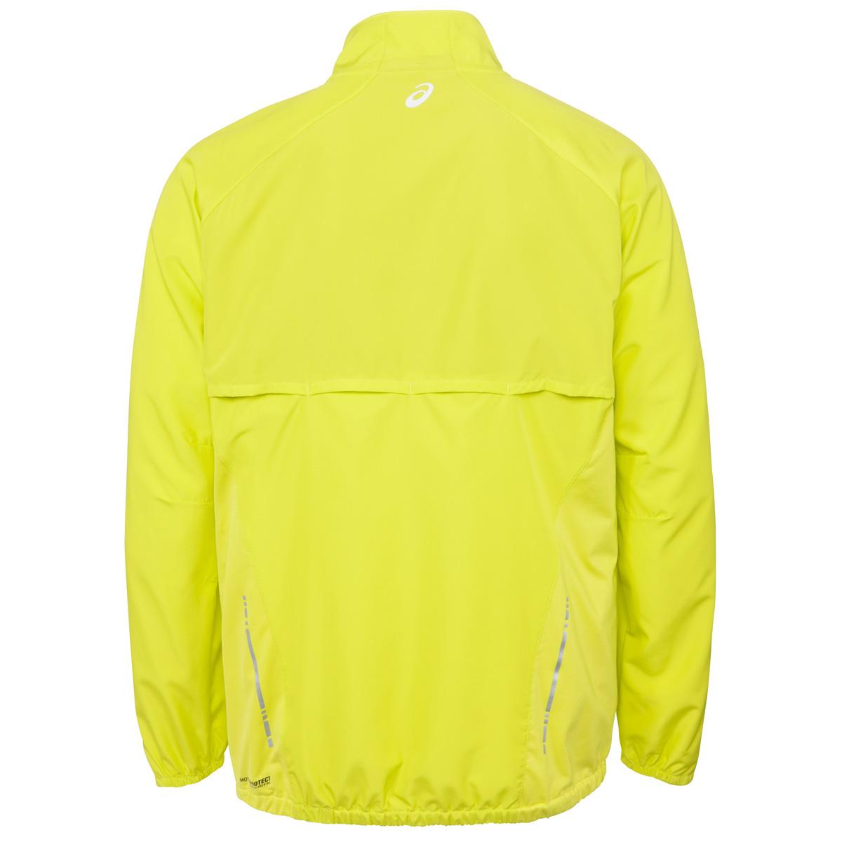 Asics Mens Woven Running Jacket Yellow