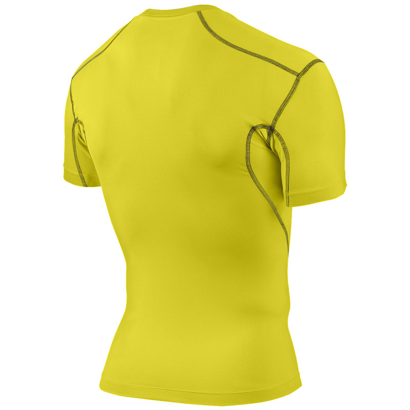 Nike Pro Core Short Sleeve Tight Crew - ElectroLime/Anthracite - Tennisnuts.com