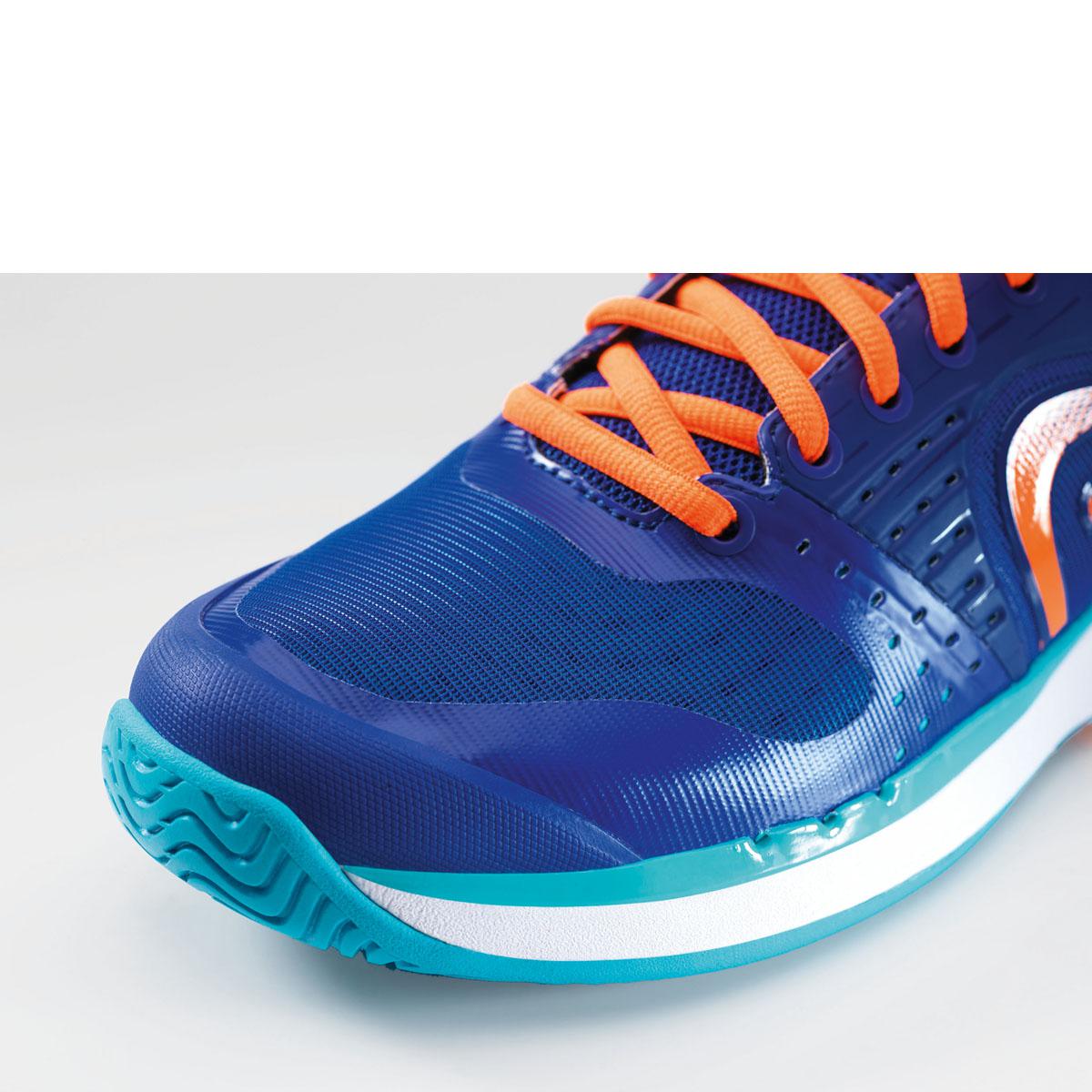 Head Mens Sprint Pro Tennis Shoes Blue/Orange