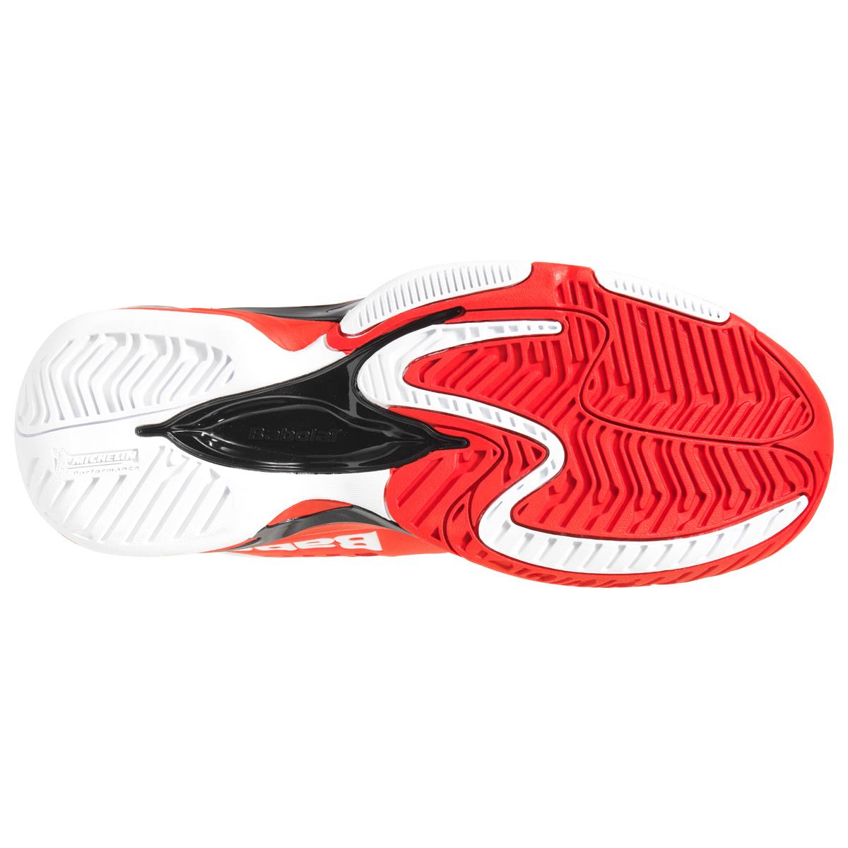babolat red shoes