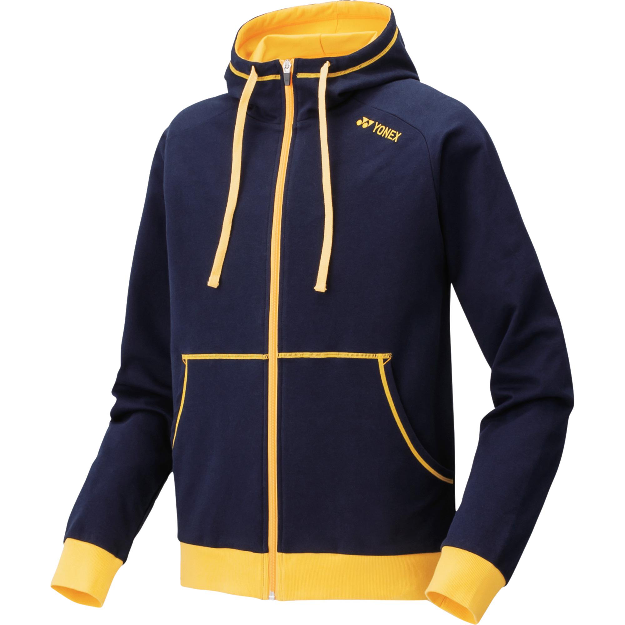 blue and yellow sweatsuit