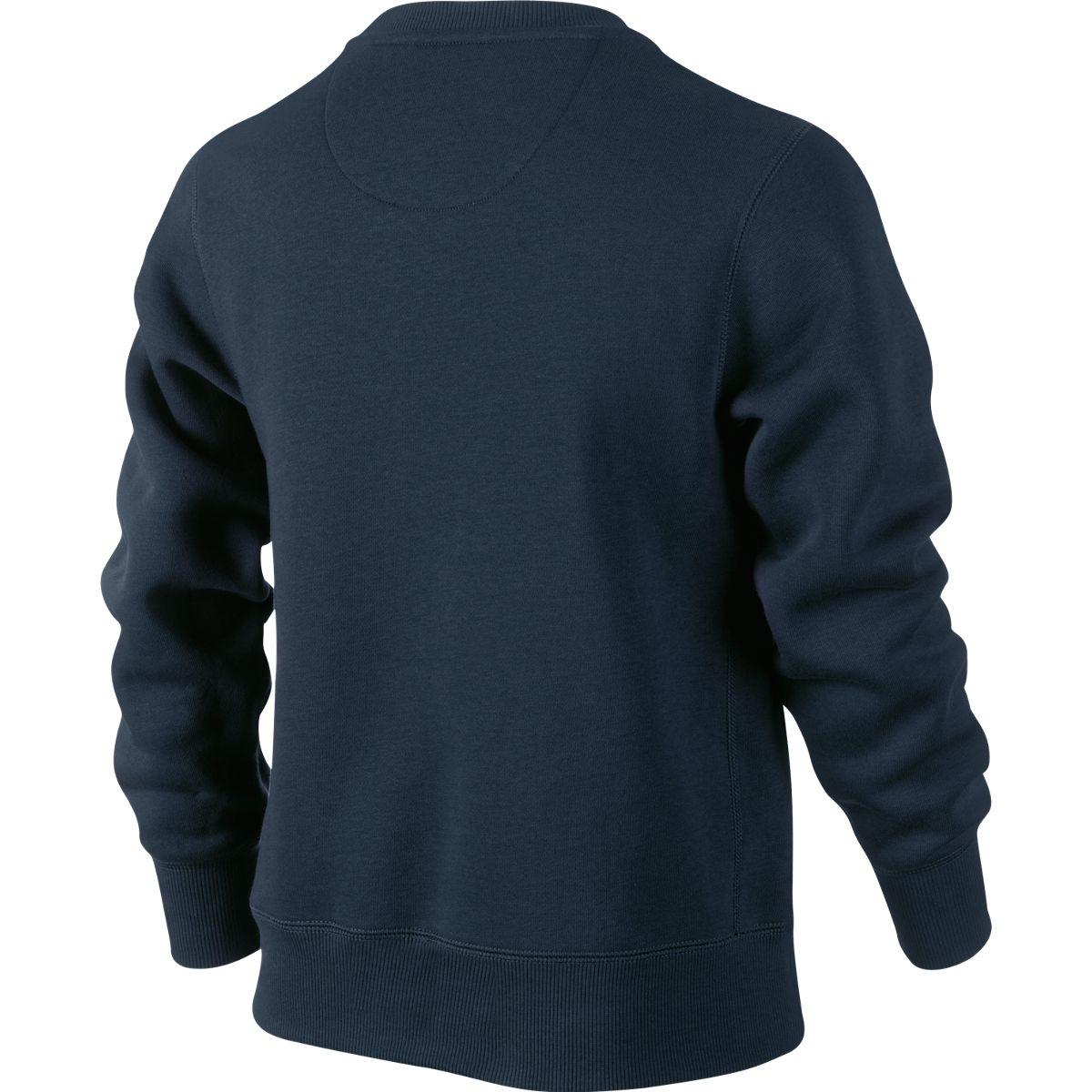 blue graphic sweater