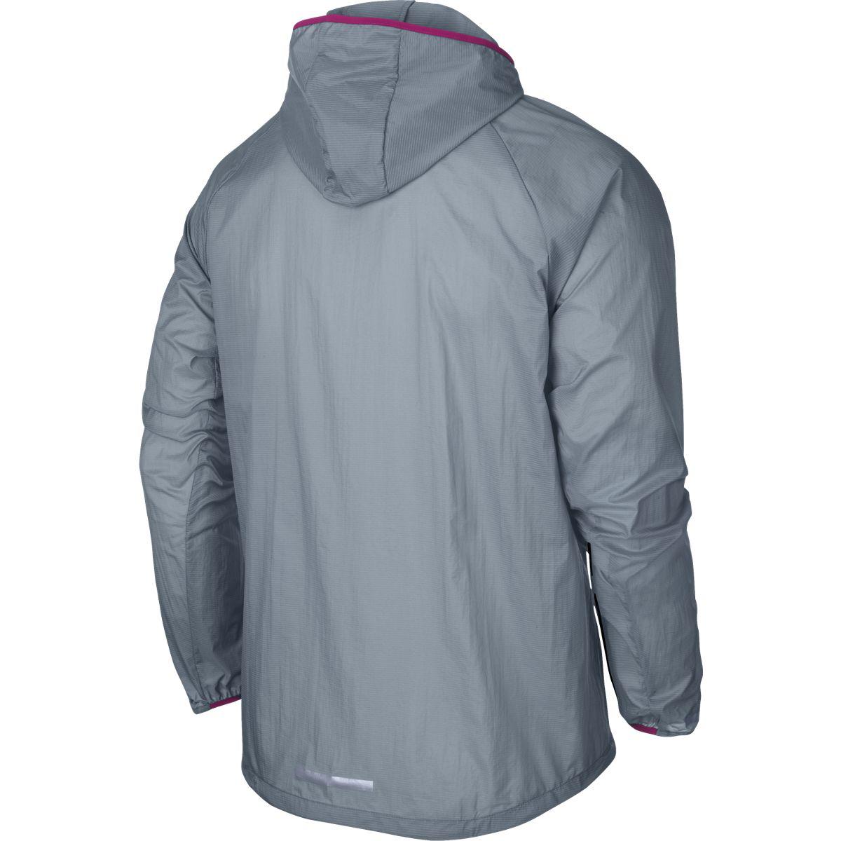 Nike Mens Impossibly Light Running Jacket Blue Graphite