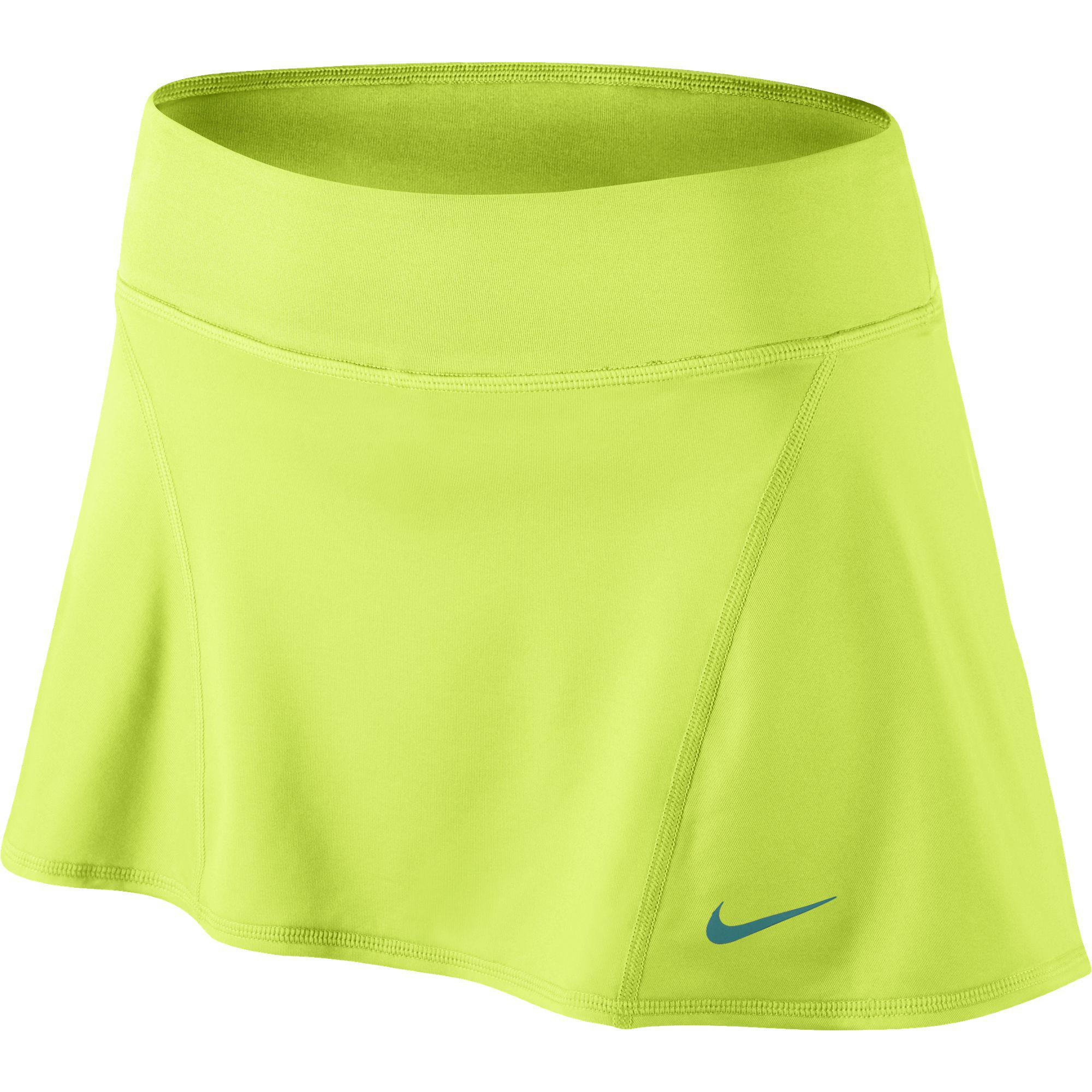Nike Womens Flouncy Knit Skort Volt