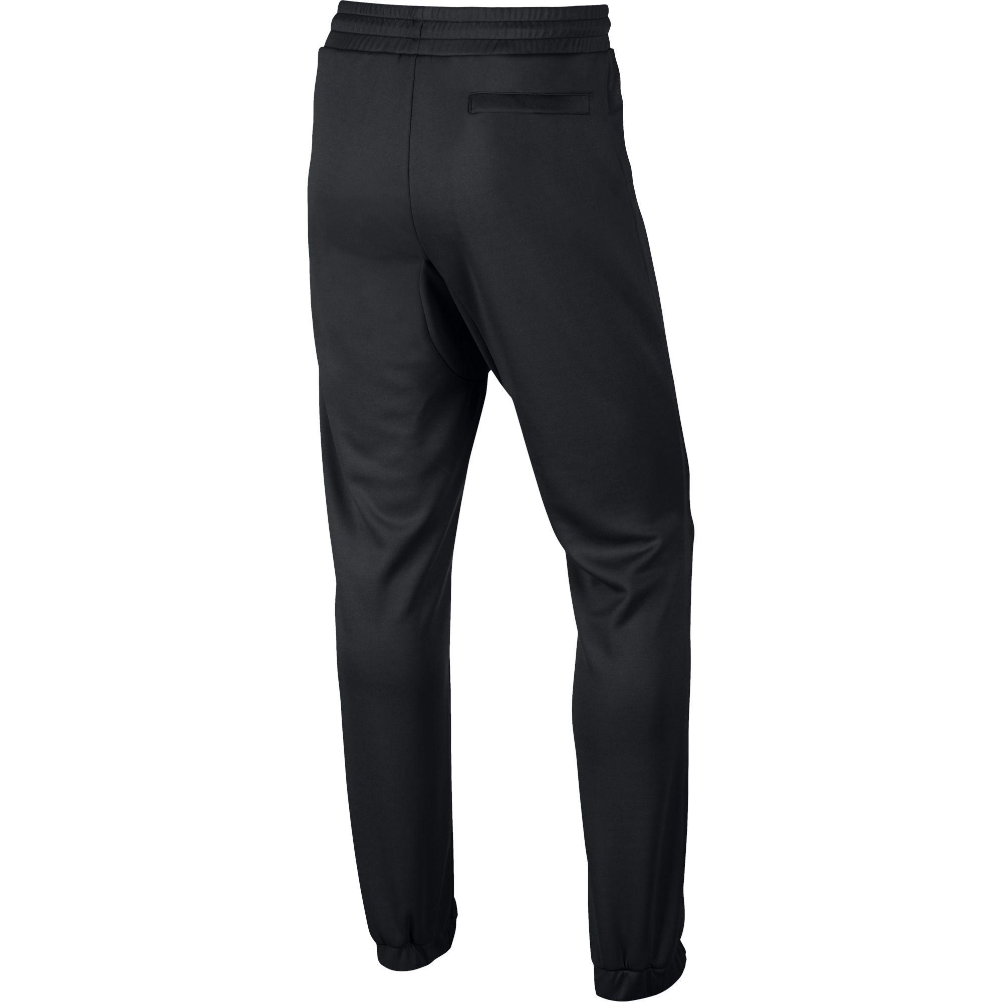 nike exclusive black polyknit track pants