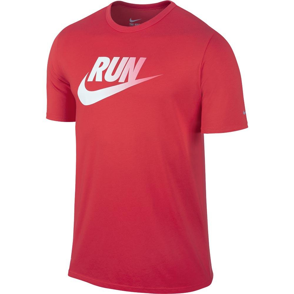 mens red and white nike shirt