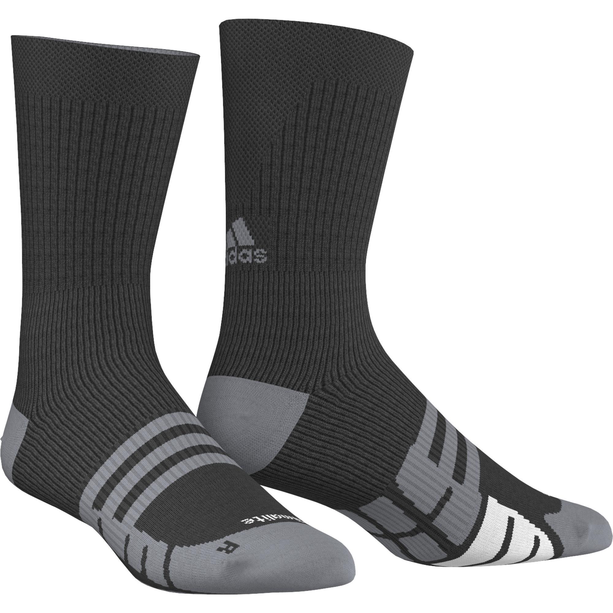 Adidas ID FC Tennis Socks 1 Pair Pack Black/Grey