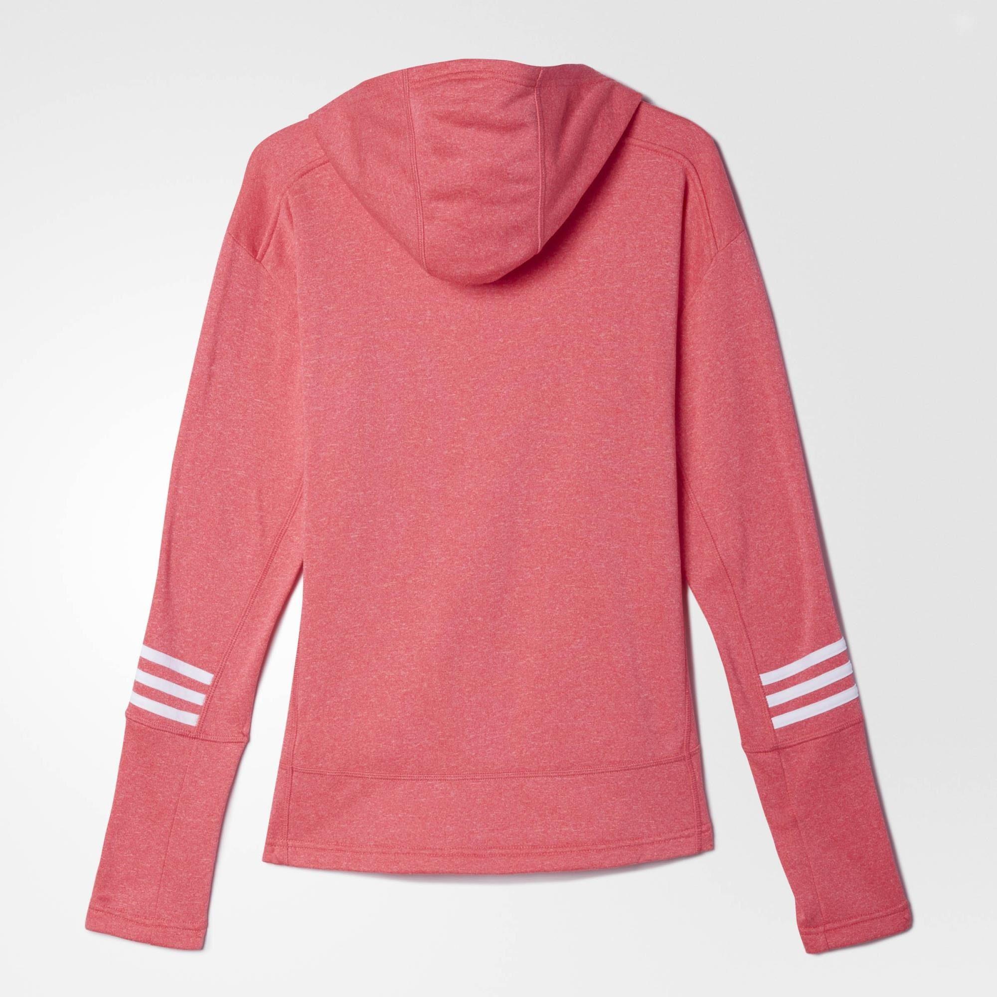 Adidas Womens Response Icon Hoodie Super Pink