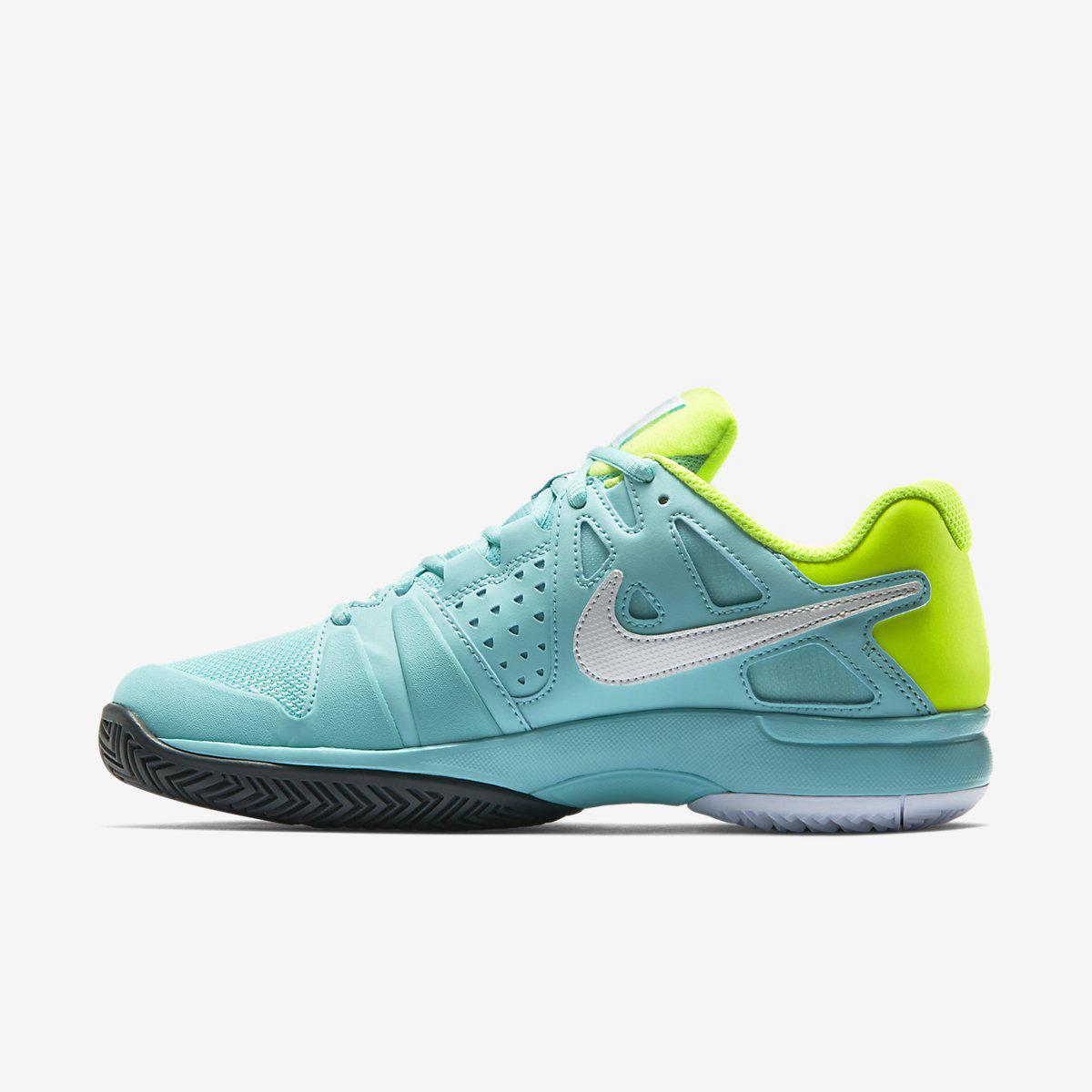 aqua blue tennis shoes
