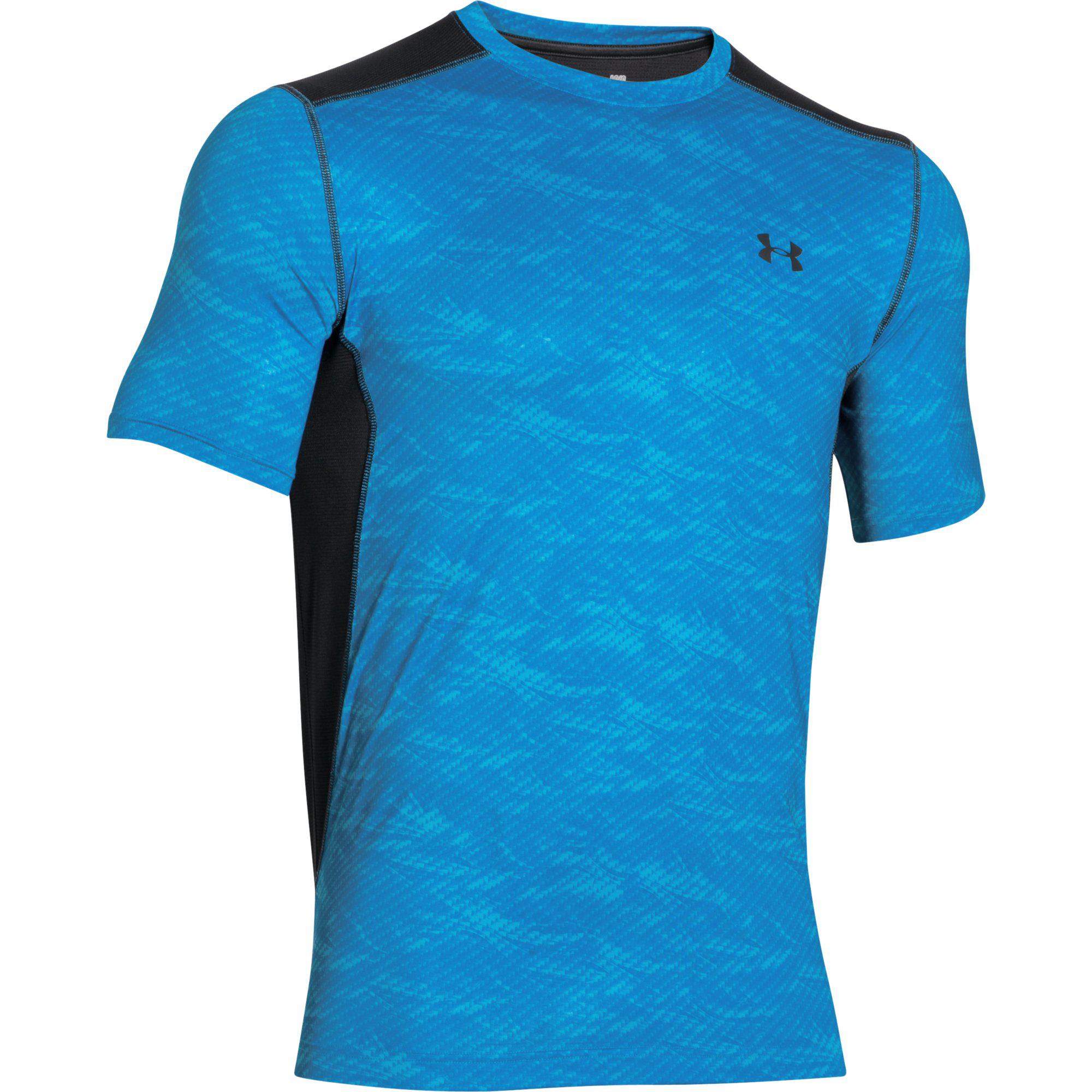 Under Armour Mens Raid Short Sleeve Tee Blue