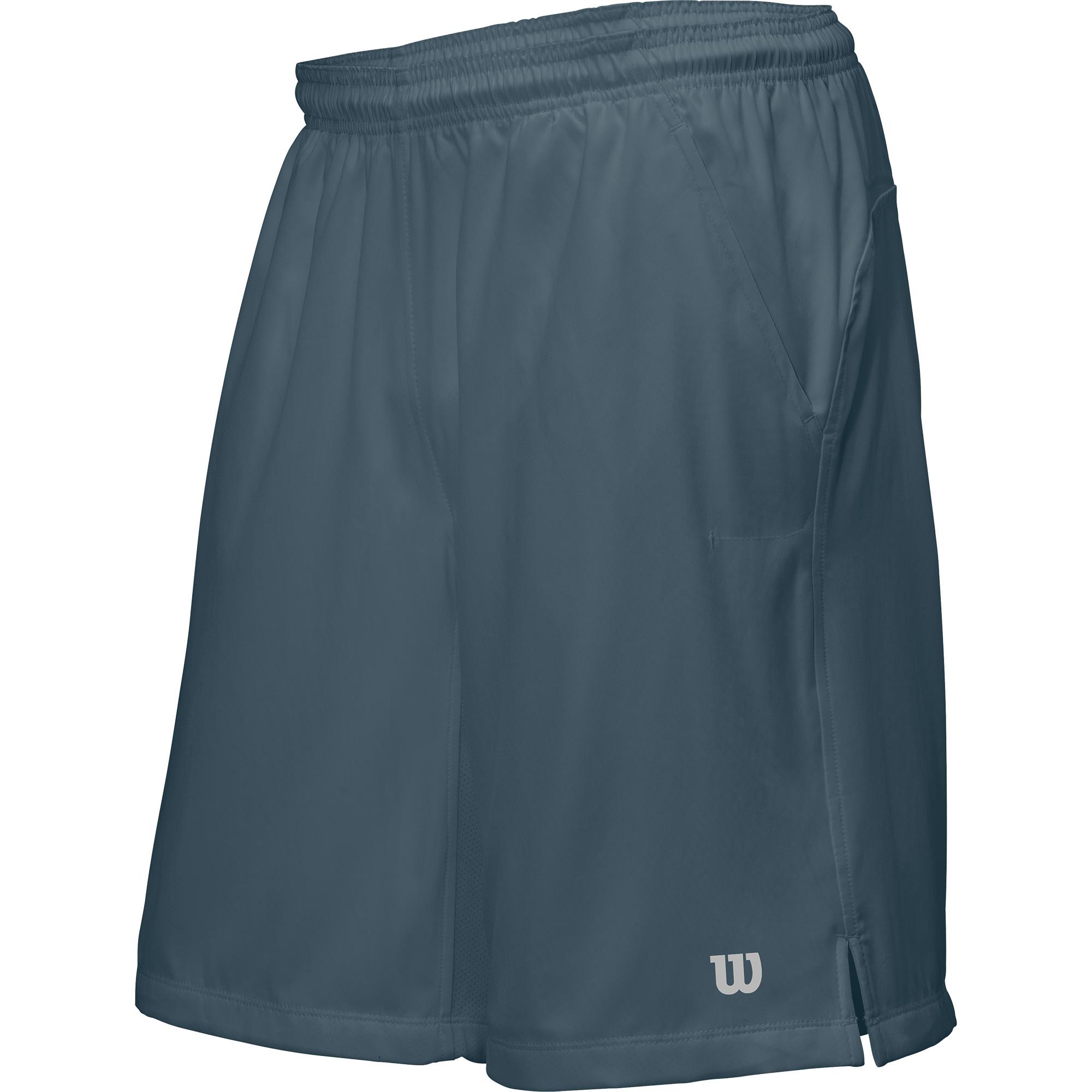 Wilson Mens Team 9 Inch Woven Shorts Blue Mirage