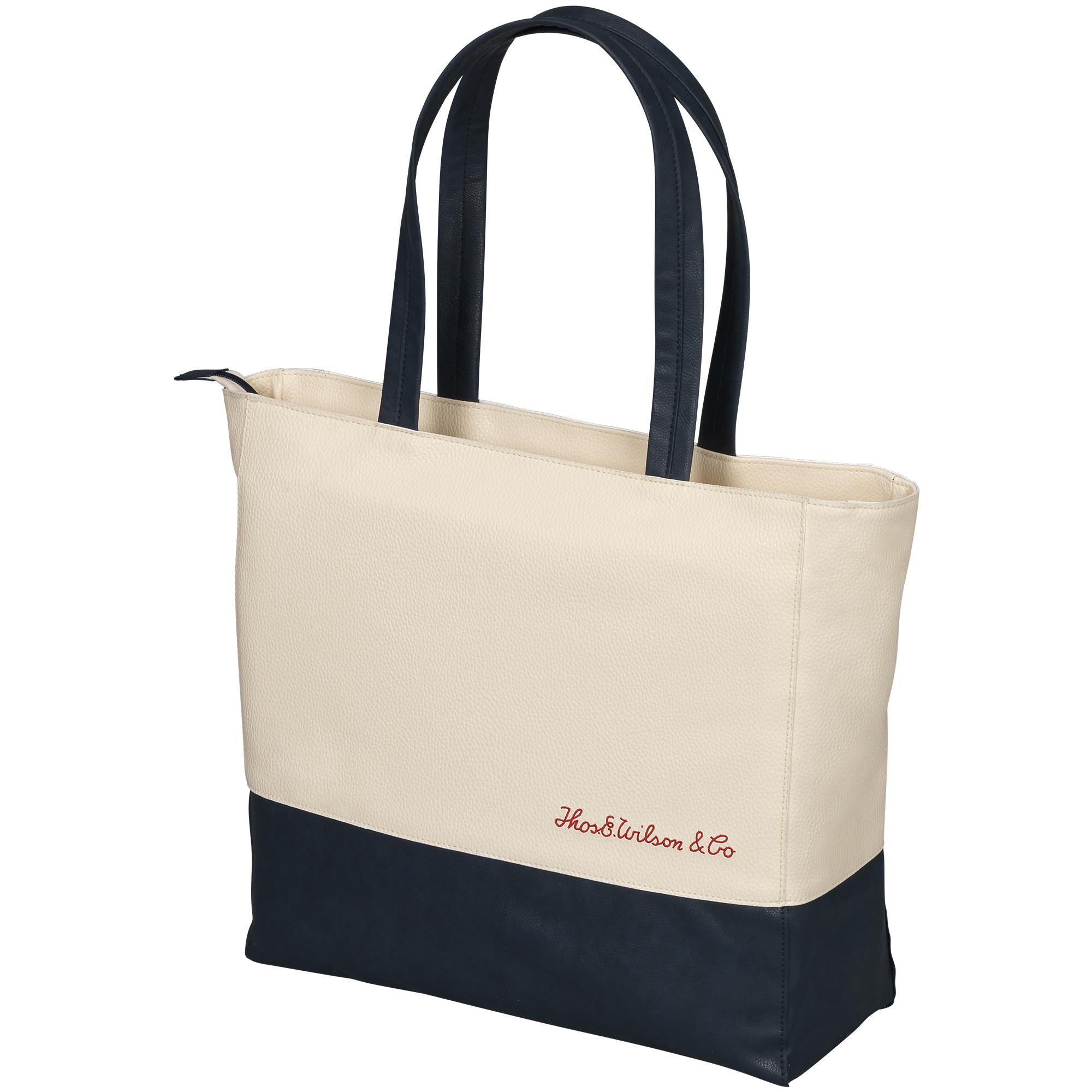 Wilson Heritage Tote Bag White/Navy