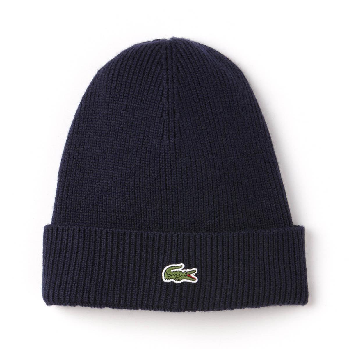 Lacoste Wool Beanie Blue