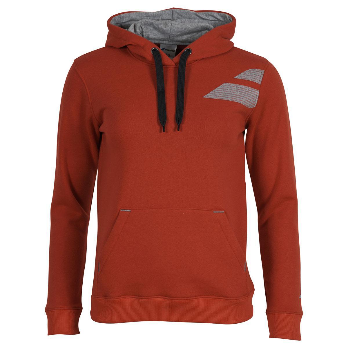 Babolat Mens Training Hoodie Red/Grey