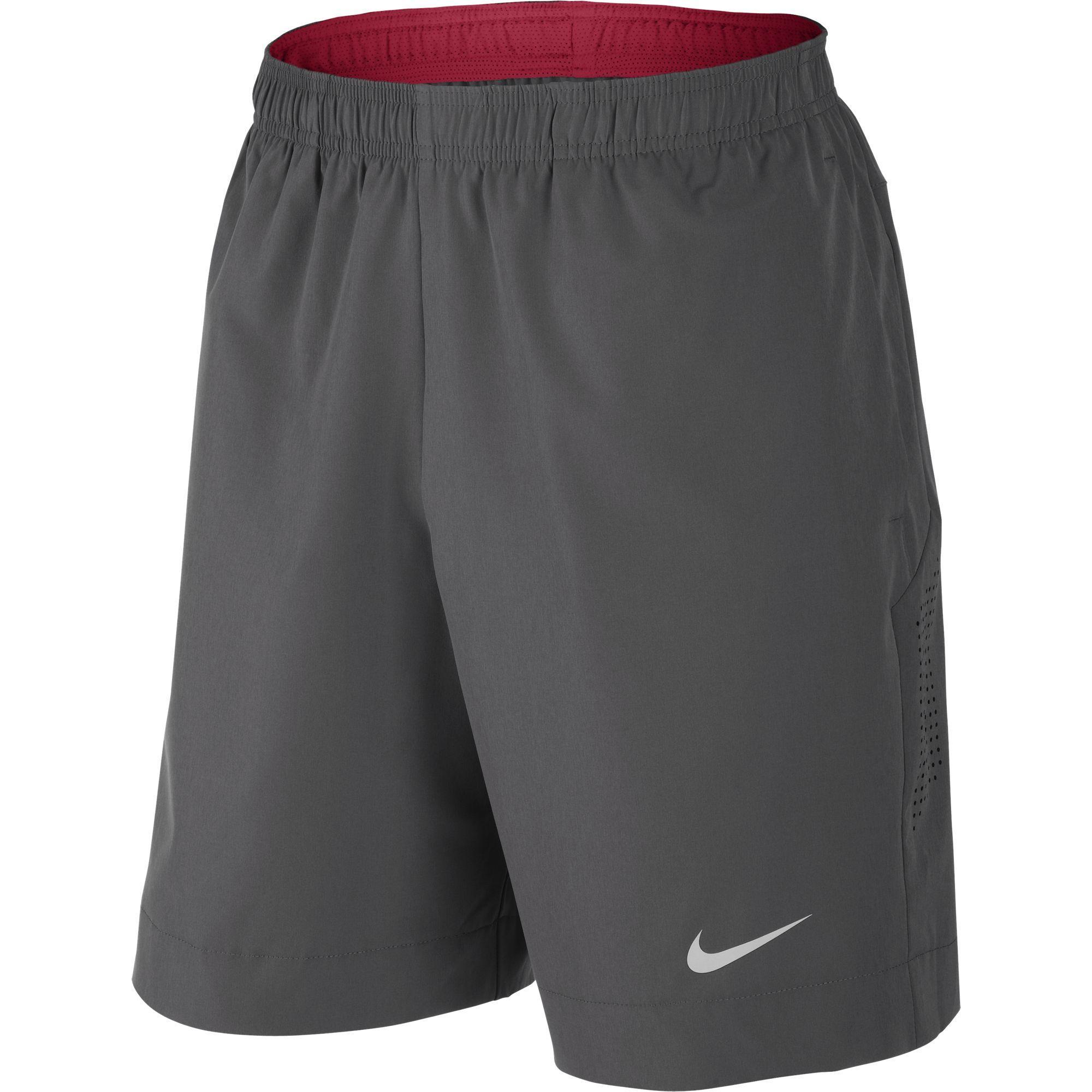 Nike Mens Premier Gladiator Shorts Medium Ash/University Red