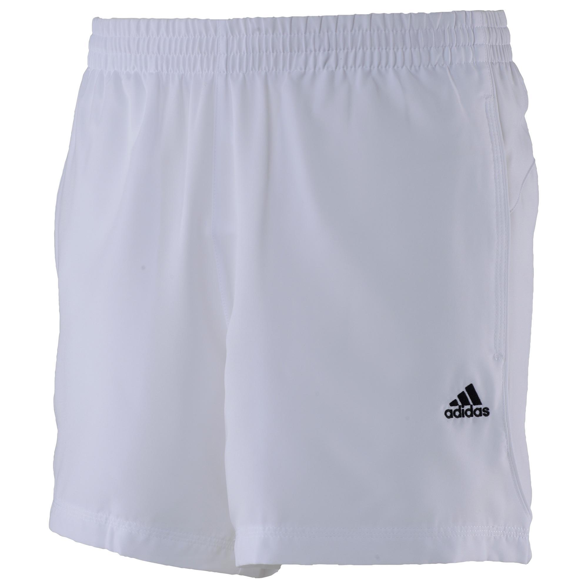 Adidas Mens Essentials Chelsea Shorts - White - Tennisnuts.com