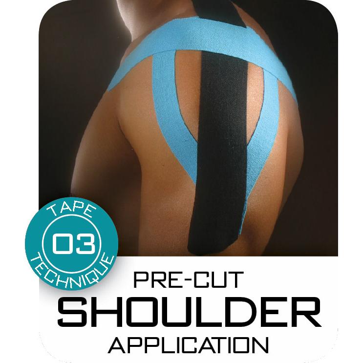Kinesio PreCut Tex Tape Dynamic Shoulder Support