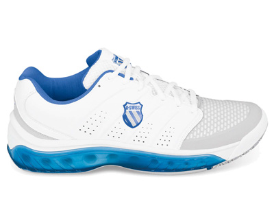 K-Swiss Mens Tubes 100 Omni Tennis Shoes - White/Blue - main image