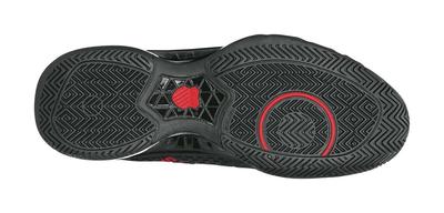 K-Swiss Mens BigShot II Tennis Shoes - Fiery Red/Black - main image