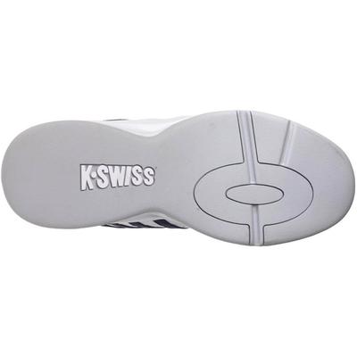 K-Swiss Mens Vendy II Indoor Carpet Shoes - White/Navy