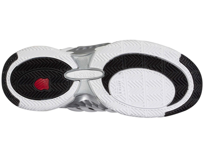 K-Swiss Stabilor Tennis Shoes - White/Black/True Red