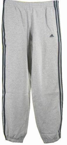 Adidas Mens 3Stripes Sweatpant- Grey