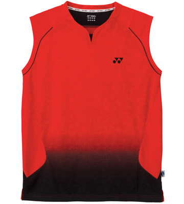 Yonex Mens VC Sleeveless Top- Crystal Red (12043EX)