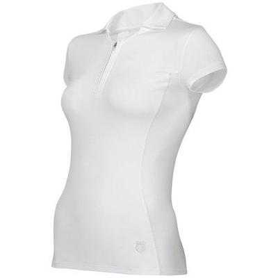 K-Swiss Zip Front Polo SF09- White