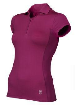 K-Swiss Zip Front Polo SF09- Clover