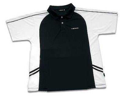 Head Mens Badminton Polo Top Black