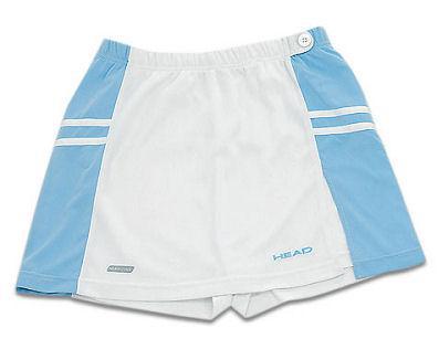 Head Womens Badminton Skirt White/Blue
