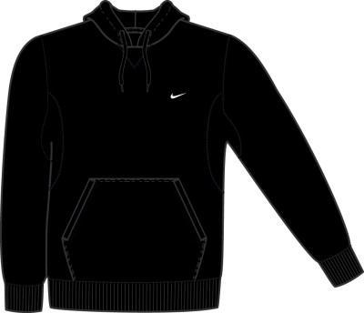 Nike Mens Fleece Hoody Black (rrp �29.99)