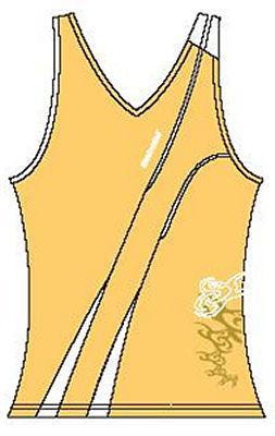 Babolat Girs' Performance Tank Gold