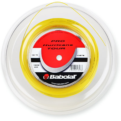 Babolat Pro Hurricane Tour 16 (1.30mm): 120m Reel (Yellow)