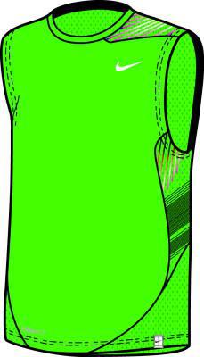 Nike Boys Tennis Player Sleeveless 04/08 Green/Olive Khaki
