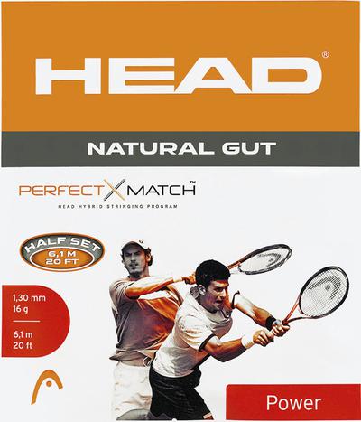 Head Natural Gut Tennis Strings- HALF SET