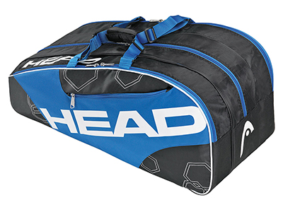 Head Elite Monstercombi Tennis Bag - Black/Blue  - main image