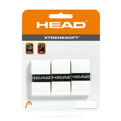 Head Xtreme Soft Overgrip White (3 packs) (9 Over Grips)