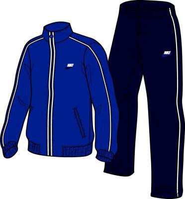 Nike Boys Woven Warm-Up Tracksuits- Blue/Navy