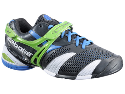 Babolat Tennis Shoes on Babolat Mens Propulse 3 Tennis Shoes Grey Green Tennisnuts Com