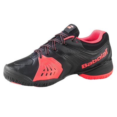 Babolat Mens V-Pro 2 All Court Tennis Shoes - Black/Fluo Red - main image