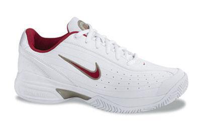Nike Womens Air Zoom Mystify  II TD Tennis Shoes- White/Deep Red