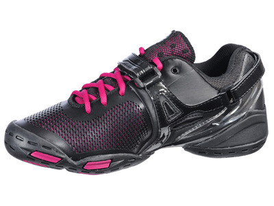 Babolat Tennis Shoes on Babolat Womens Propulse Lady 3 Tennis Shoes Black Rose Tennisnuts
