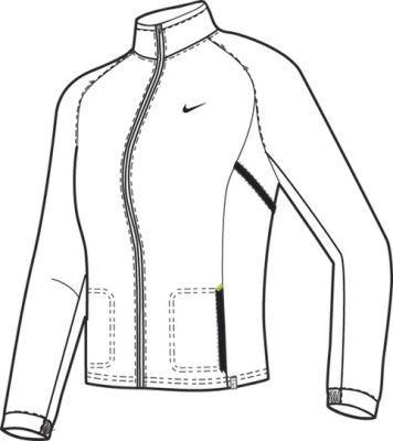 [Pre-Order] Nike Womens Woven Warm-Up Jacket- White/Black