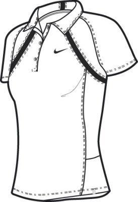 [Pre-Order] Nike Girls Tennis Polo- White