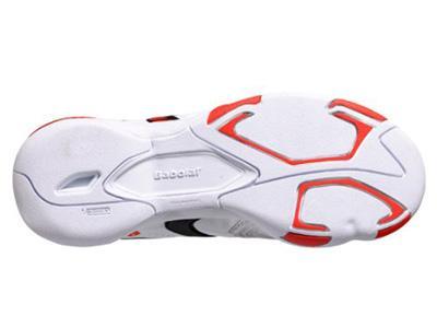 Babolat Boys V-Pro 2 Junior Indoor Tennis Shoes - White/Red - main image