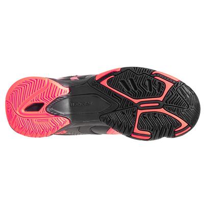Babolat Boys V-Pro 2 Junior Tennis Shoes - Black/Fluo Red