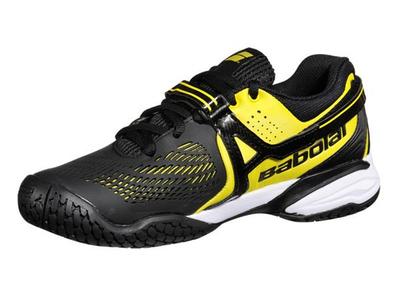 Babolat Boys Propulse Junior 4 Tennis Shoes - Black/Yellow - main image