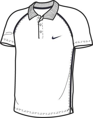 Nike Boys Club Tennis Polo- White/Navy