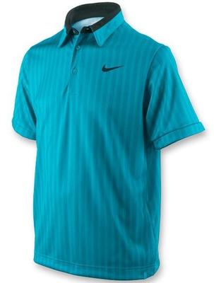 Nike Boys Federer Wimbledon Polo SF09- Glass Blue/Black
